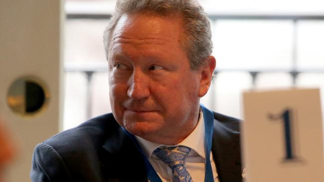 Andrew Twiggy Forrest in Washington. Picture: Nathan Edwards