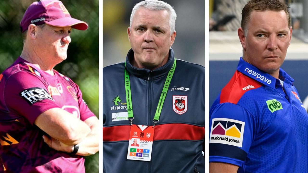 Kevin Walters, Anthony Griffin and Adam O'Brien. Getty.