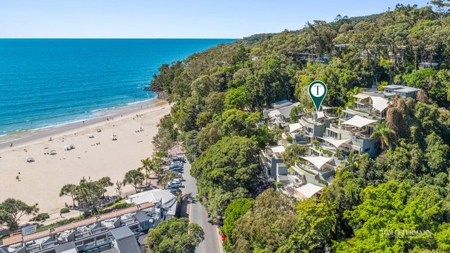 9/81 Hastings Street, Noosa Heads, sold under the hammer for $12.51m.