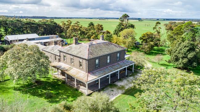 Golden oldie: Ingleby’s bluestone mansion dates back to the 1860s and has retained its period features.