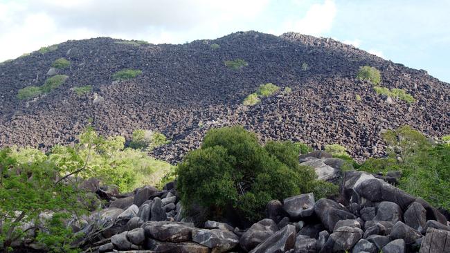 Made up of huge granite boulders Back Mountain stands 212m high.