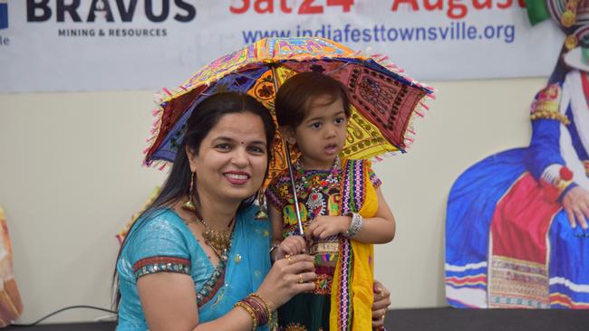 Townsville Indiafest 2024 committee president Dipika Chaudhary and Trisha Chaudhary ahead of the event.