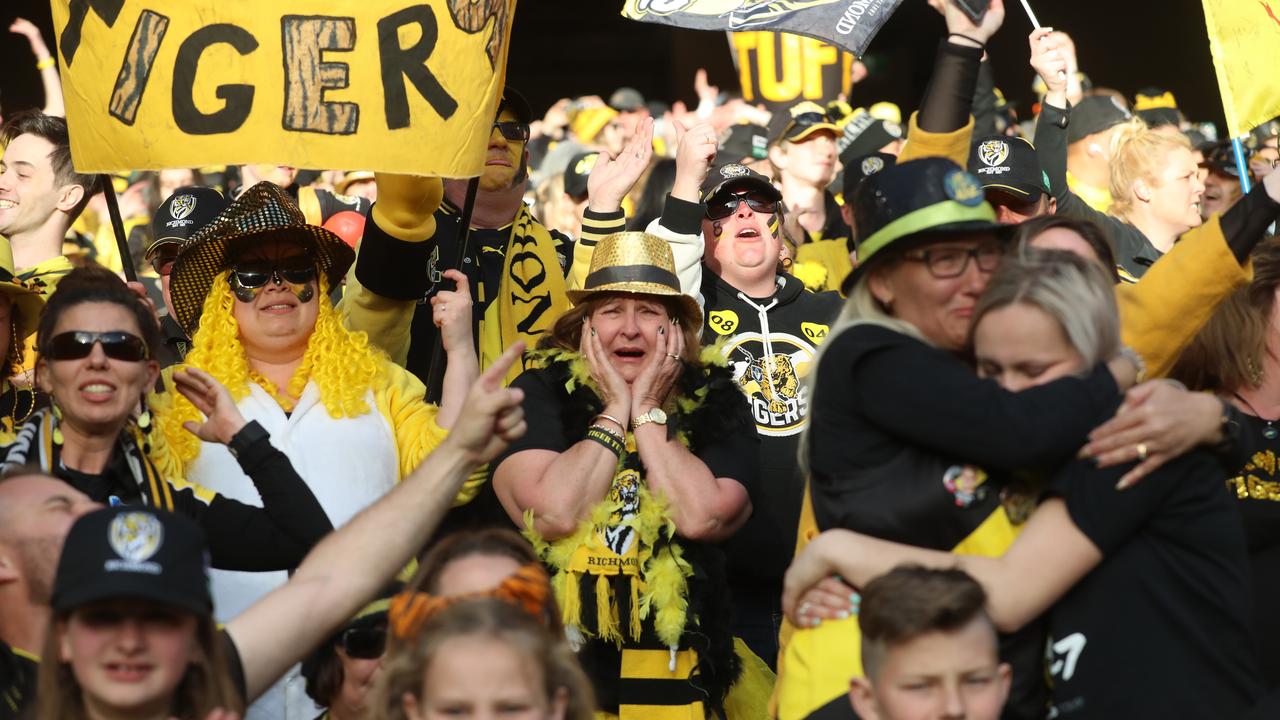 The Tiger army is voting with its hip pocket. Picture: Alex Coppel