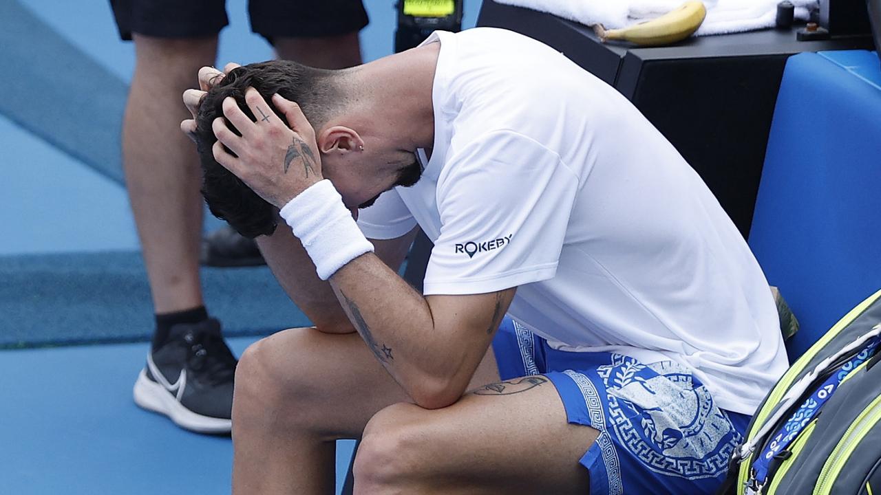 Kokkinakis climbs off the canvas to take command at Aus Open