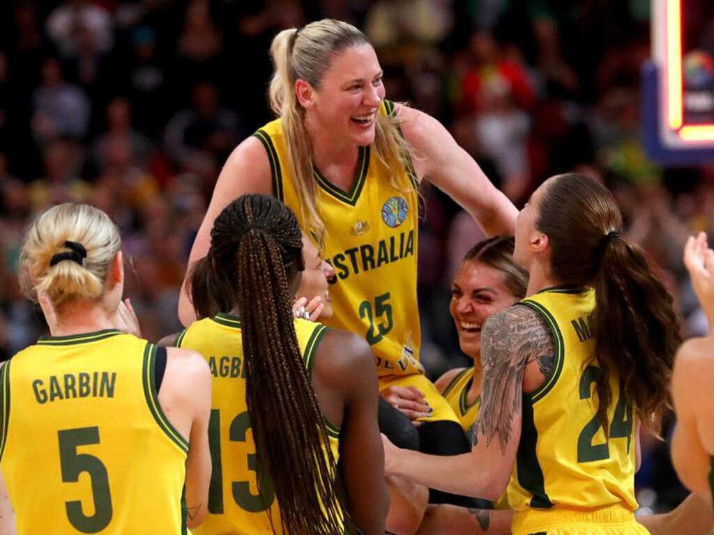 Jackson’s remarkable World Cup bronze-medal performance at last year’s FIBA World Cup in Sydney was another iconic moment in her brilliant career. Picture: Getty Images