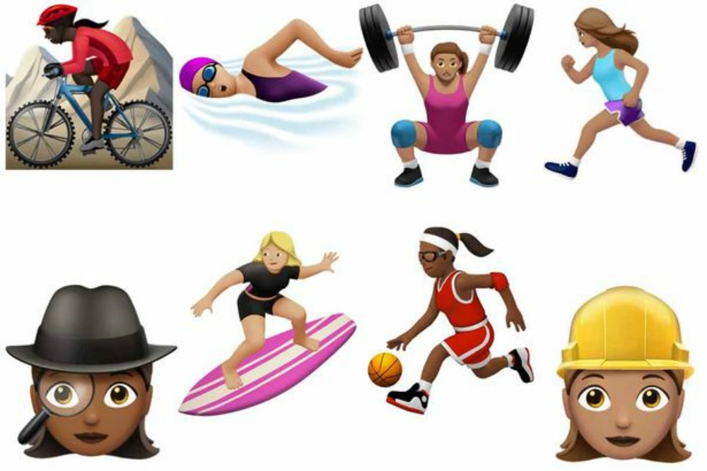 Female runner emoji available with Apple's iOS 10 update