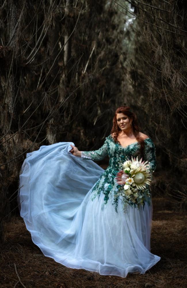 Wedding dresses designed by Bride to Be Dare to be Different, Rebecca Thompson. Picture: (supplied)