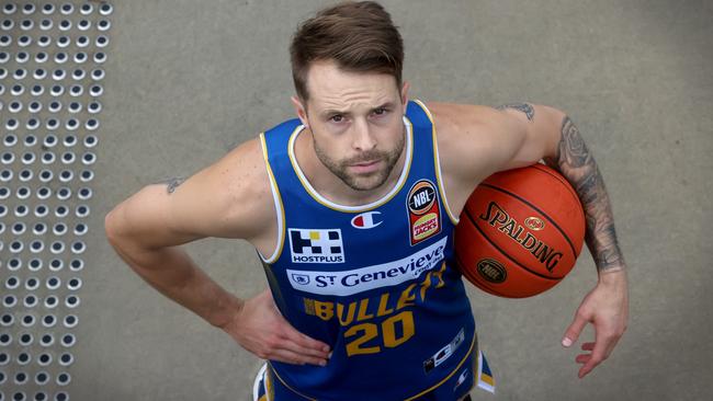 Olympic basketballer and Brisbane Bullets NBL star Nathan Sobey had his history making bronze medal from the Tokyo Games stolen from his home on the weekend. Picture: Jamie Hanson