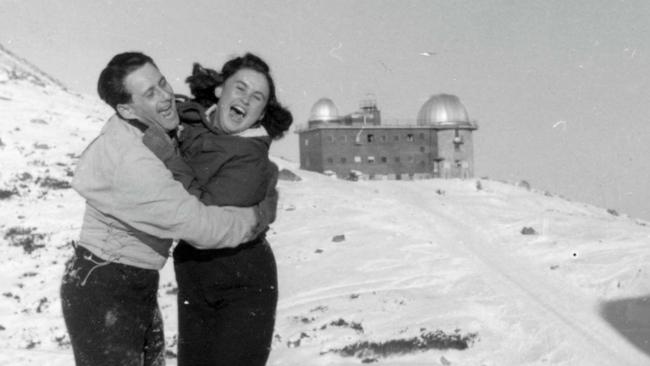 Lali and Gita Sokolov in Slovakia after the war. Picture: supplied