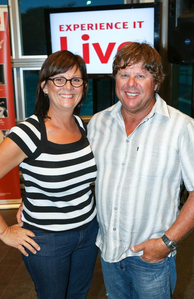 Sue and Derek Blom at the 2014 Theatre Season launch at Riverway. Picture: Michael Chambers