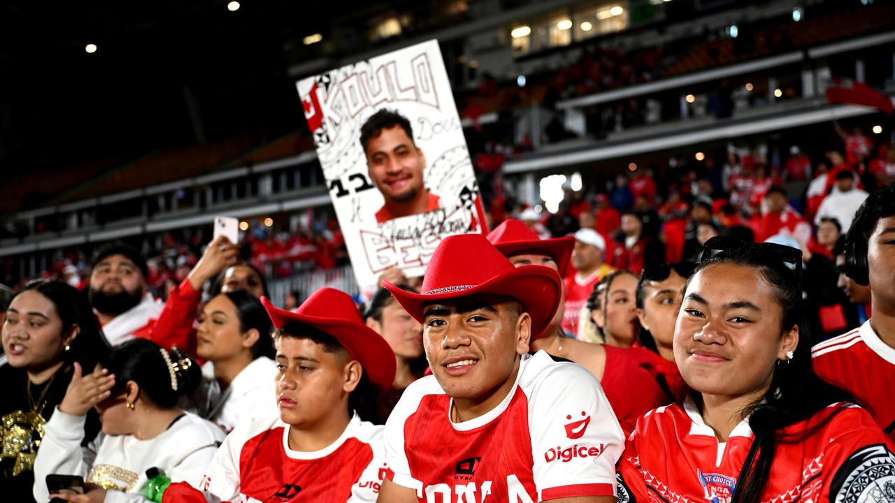 Tongan fans are expected to pack CommBank Stadium on Sydney. Picture: Getty Images