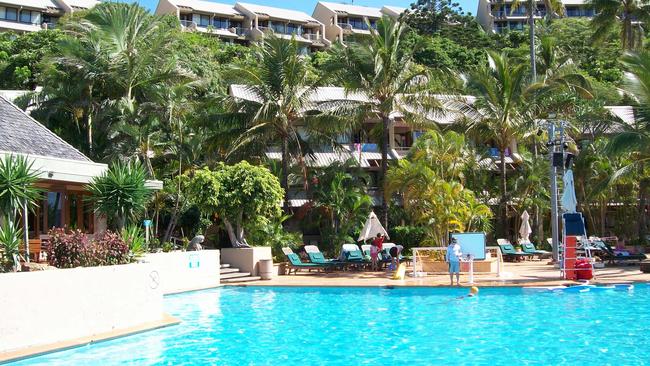 Lindeman Island Club Med resort, before the wrath of Cyclone Yasi and before it was left to fall into disrepair. Picture: File