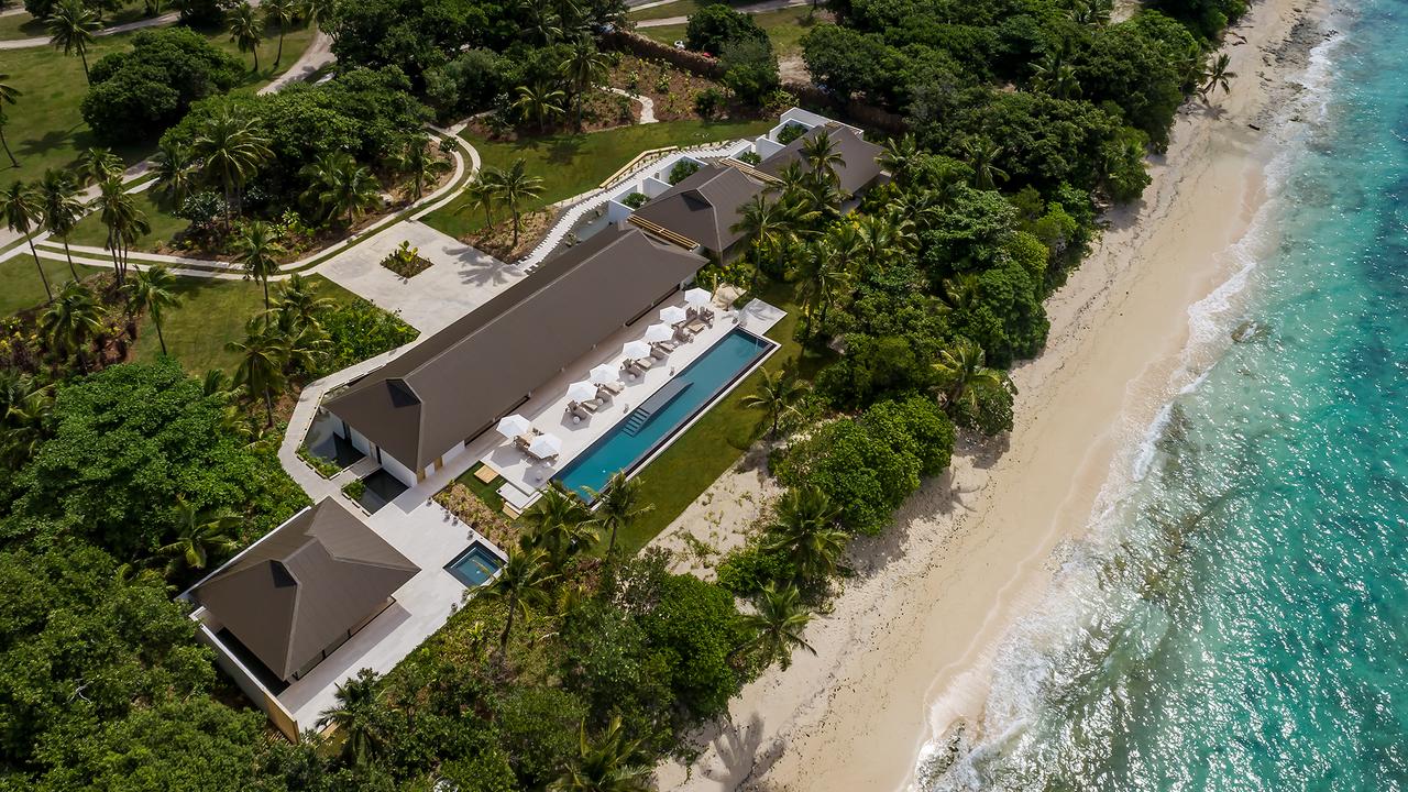 The Reef House as seen from above. Picture: Fiji Tourism / Vomo Island Resort