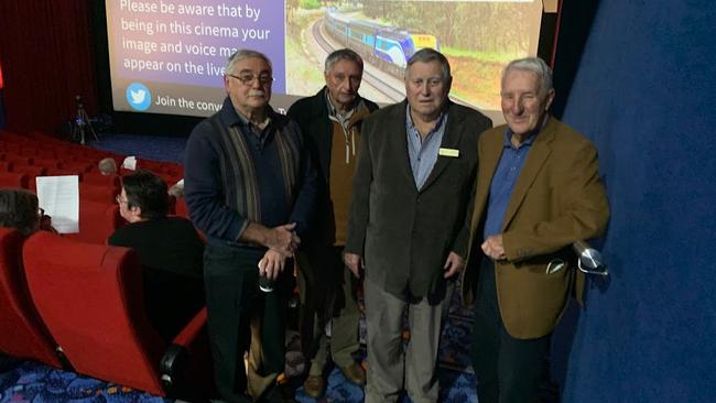 Members of the SA Transport Action Group Maurice Parry, Gary field, David Thackrah and John Hill.