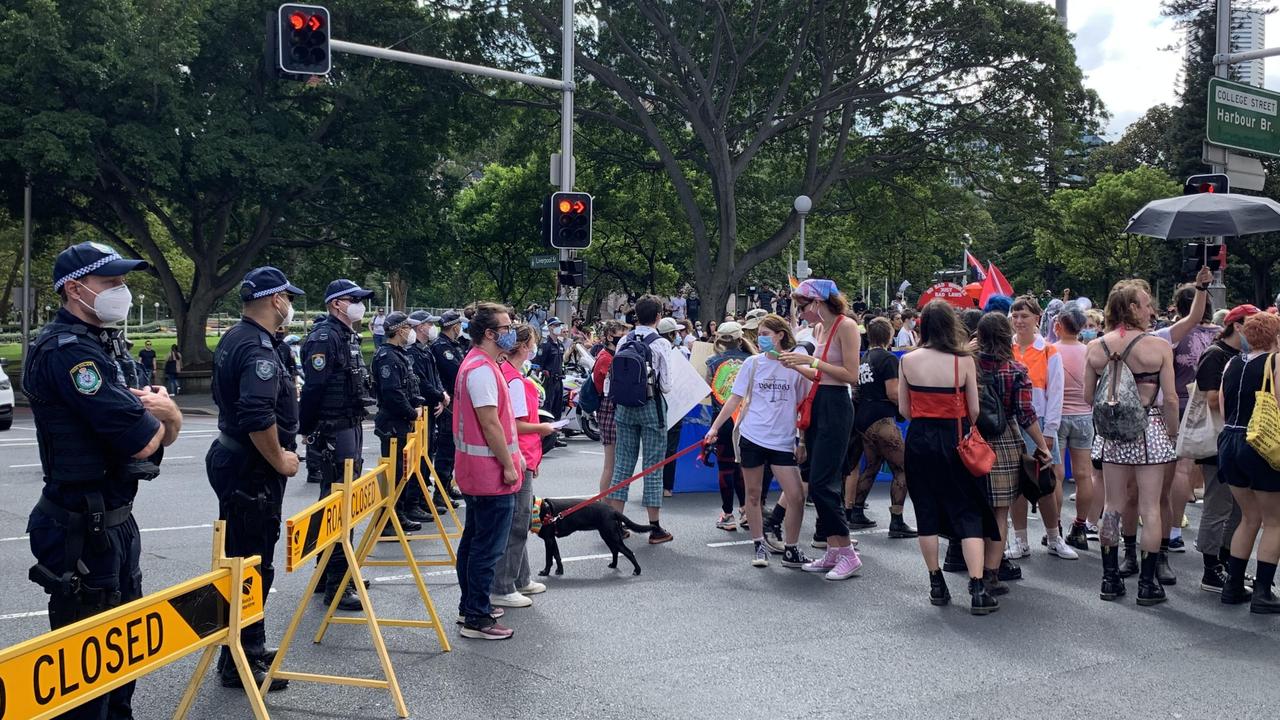 Mardi Gras 2021: Protesters march against police and violence on Sydney streets | Daily Telegraph