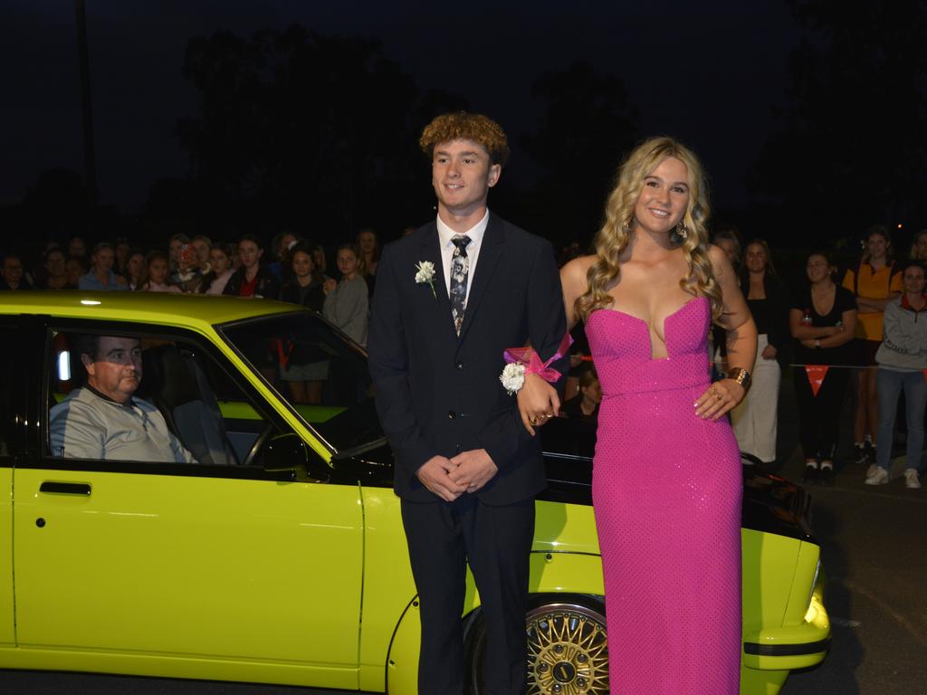 Bailey Brennan and Mia Marchant at the Our Lady of the Southern Cross College Formal May 24th 2024