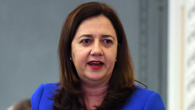 Queensland Premier Annastacia Palaszczuk in Question Time this week. Picture: Dan Peled/AAP 