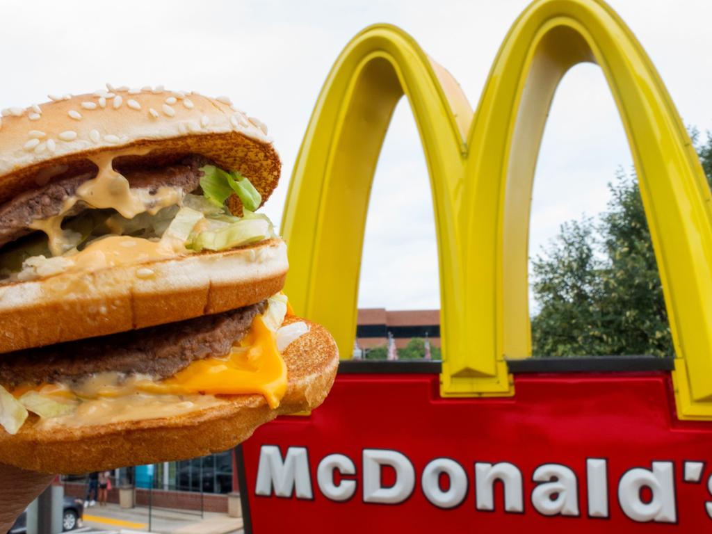 The price of a McDonald’s Big Mac has risen over the years, according to a comparison website. Picture: Paul J. Richards/AFP