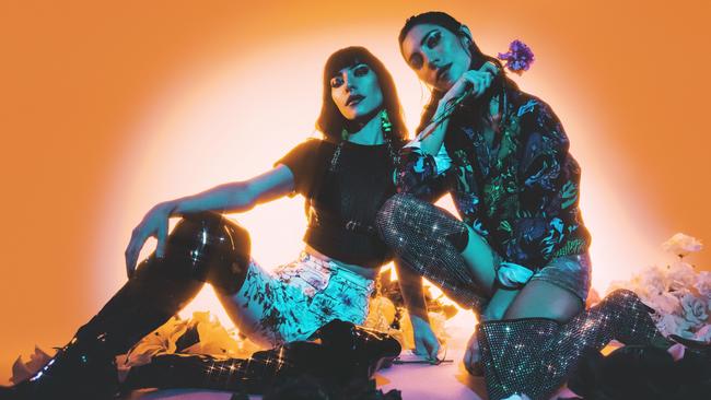 The Veronicas released their new single, Biting My Tongue. Picture: Supplied