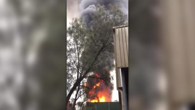 Factory explosion at St Mary's in Sydney's west 