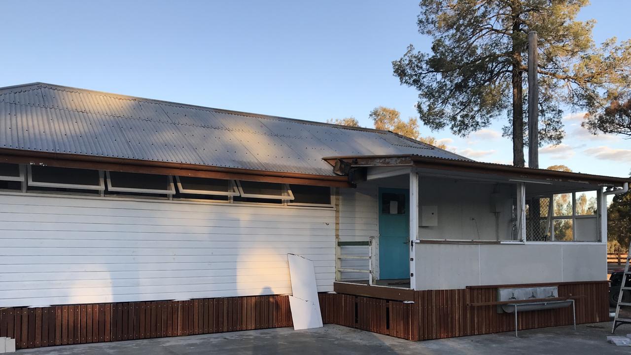 The Greenup Meeting Place before being restored. Photo: Contributed