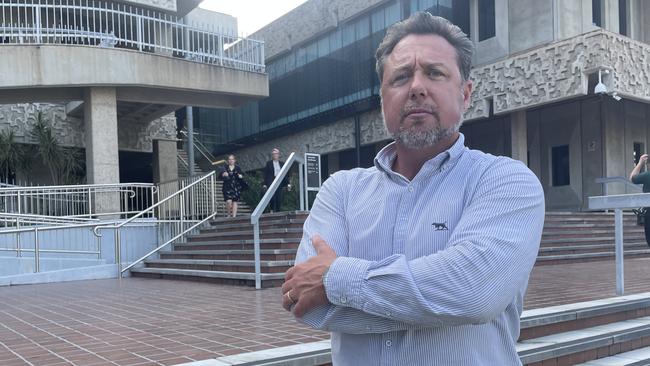 Nick Dametto outside Townsville Court House.