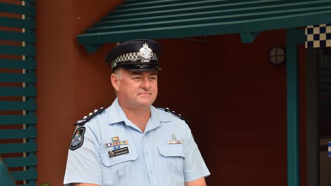 Calliope Road Policing Unit officer in charge Senior Sergeant Shaune English.