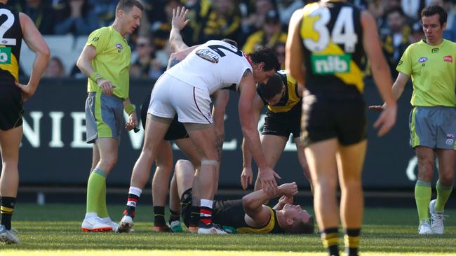 Jake Carlisle has been handed a two-match ban by the MRO. Picture: Getty Images