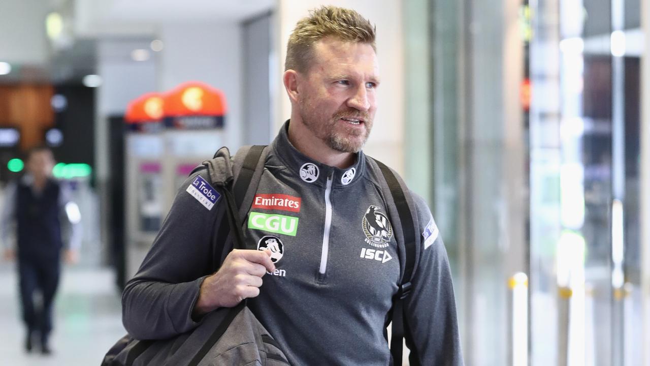 Nathan Buckley might be spending more time in airports in 2020. (Photo by Robert Cianflone/Getty Images)