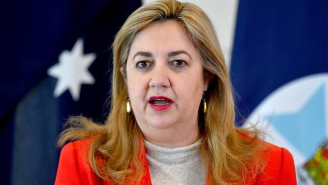 Queensland Premier Annastacia Palaszczuk has welcomed Tony Fitzgerald’s review of the Crime and Corruption Commission. Picture: Picture: NCA NewsWire / John Gass