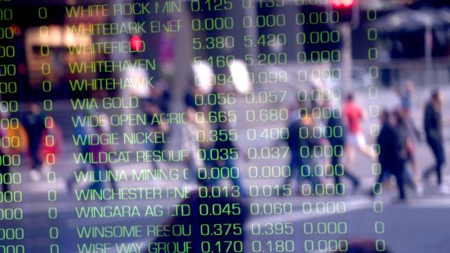 On a mixed day for the market eight of the 11 sectors finished in the red. Picture: NewsWire / Jeremy Piper