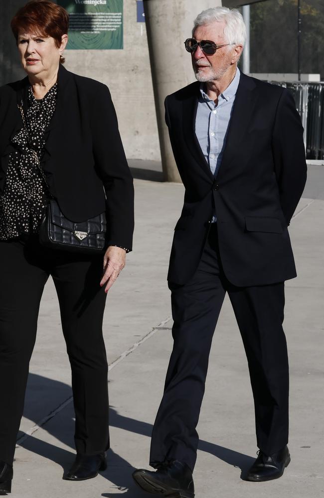 Mick Malthouse and wife Nanette . Picture: Michael Klein