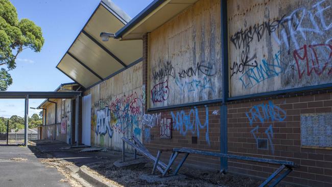 The state of the school is saddening locals and nieghbours.