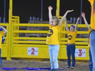 Kids of the Maranoa in the Easter Rumble. Picture: Jorja McDonnell