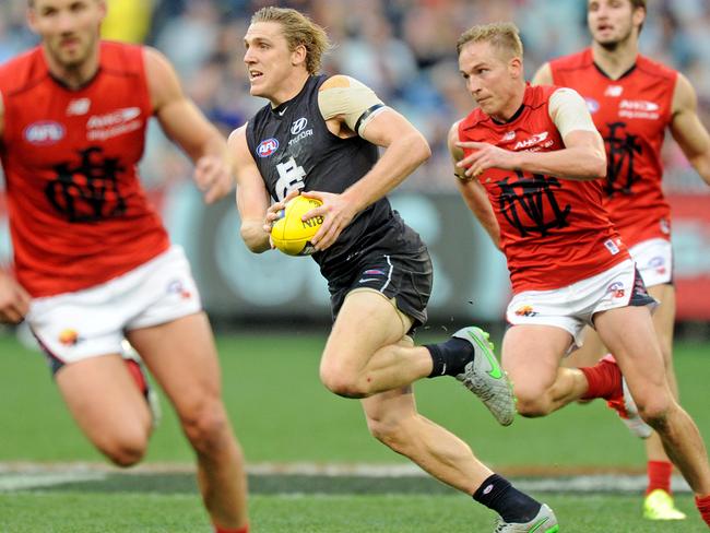 Tom Bell during Carlton’s impressive first half.