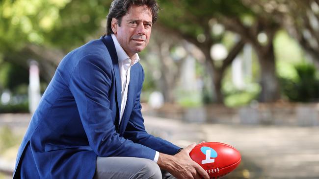 Gillon McLachlan admits there were times the season was on the ‘edge of an abyss’. Picture: Michael Klein