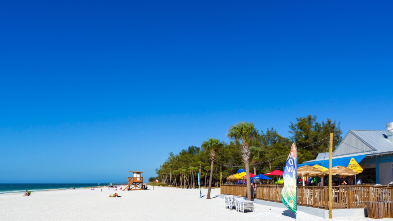 Coquina Beach in Florida, where Lynn sustained a cut to her leg that would lead to her death