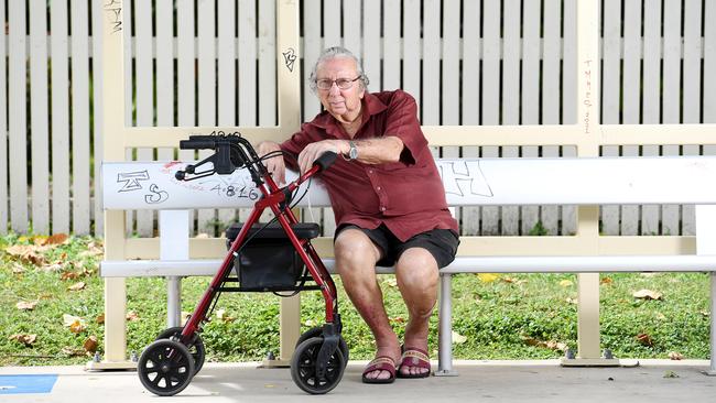 Pensioner Ian Hardy is calling for Sunbus to expand their services and is one of many disappointed in the regions service. Picture: Shae Beplate.