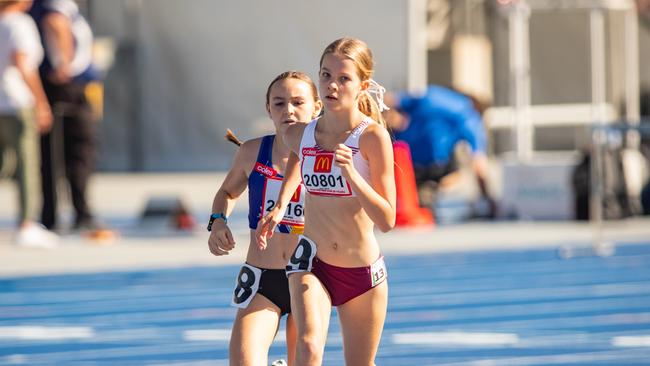 Philippa Quarrell from Allambie Heights has a fabulous Little Athletics meet.