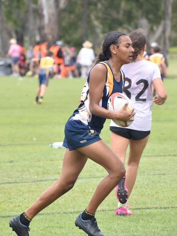 Action from the Red Rooster Junior Touch Carnival at Cyril Connell Fields, Rockhampton, on November 5, 2022.