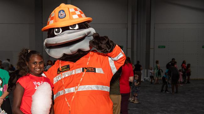 Alexis at the 2023 Special Children’s Christmas Party in Darwin Convention Centre, Saturday. Picture: Pema Tamang Pakhrin