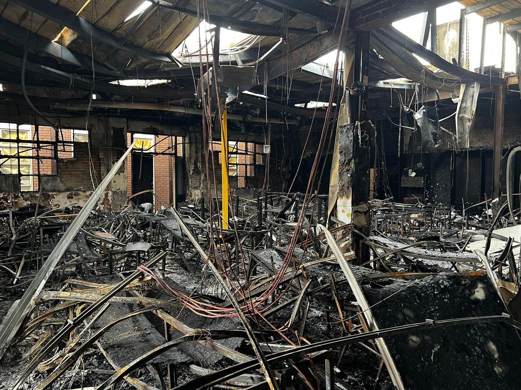 The Adass Israel Synagogue was extensively damaged in the firebombing. Picture: Supplied