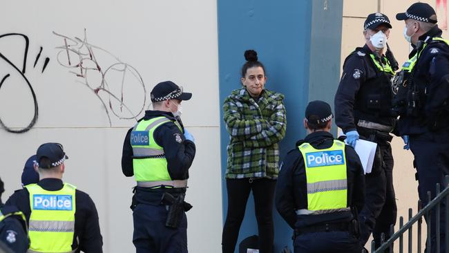 Premier Daniel Andrews says supplies will be delivered to tower residents as soon as possible. Picture: David Crosling