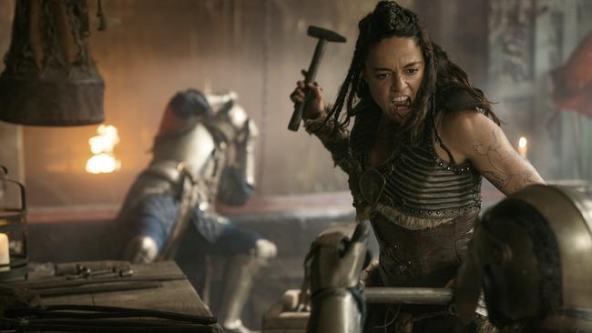 Rodriguez plays Holga in Dungeons & Dragons: Honor Among Thieves.