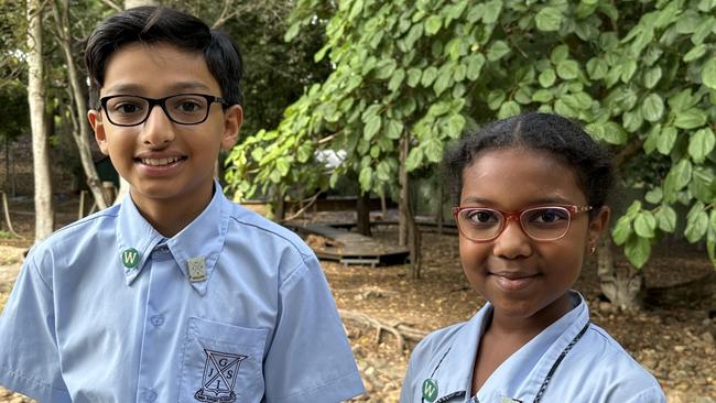 Abdul Wali and Jood , 2024 Ipswich Junior Grammar School captain. Picture: Contributed