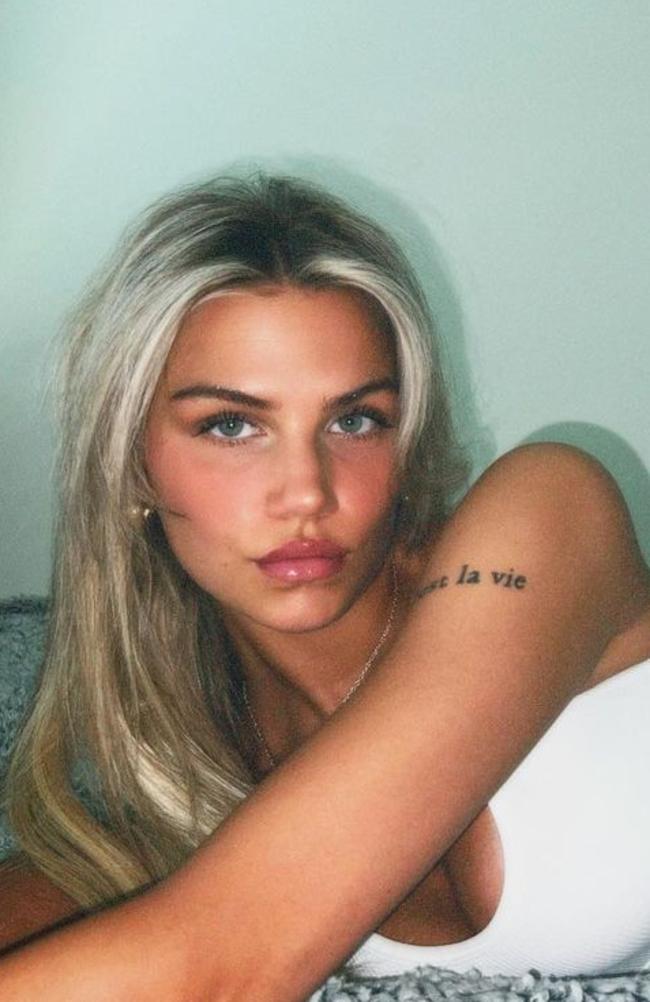 Model who was 'too hot' for TikTok shows off daring underboob