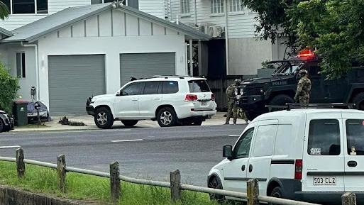 A SERT unit patrols Pease St within the declared PSPA area.