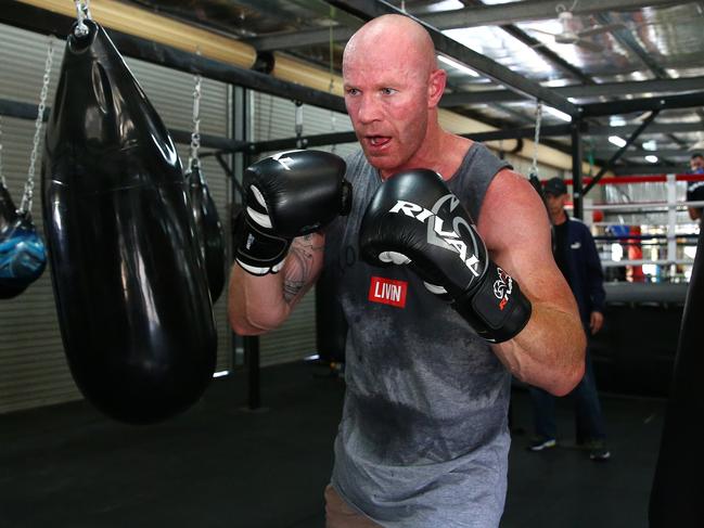 Barry Hall worked a couple of times week during his AFL playing days with famed trainer Johnny Lewis.