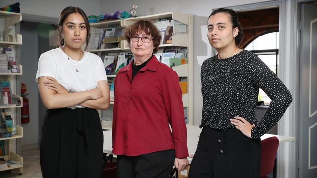 Legal workers at the NSW Women’s Legal Centre hope the extra Budget funding will flow quickly. Picture: Richard Dobson