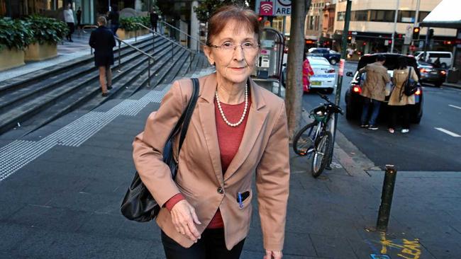 Former Federal Labor MP Janelle Saffin at Sydney District Court. Her son Edward John Saffin was sentenced to 14 years for sexual assault. Picture: JANE DEMPSTER